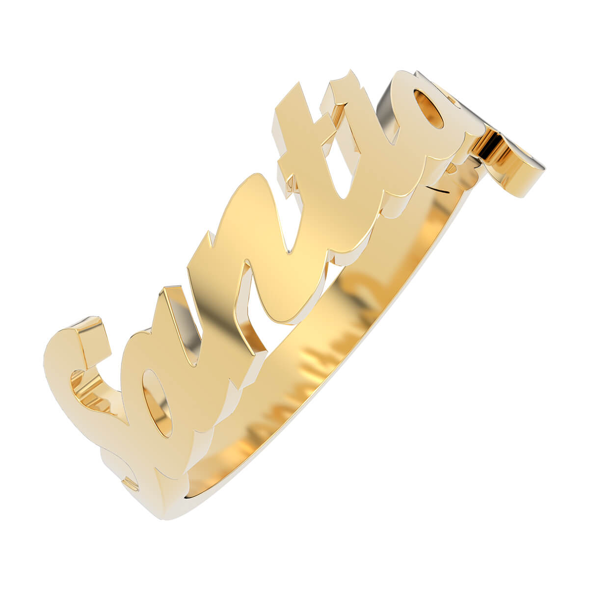 925 Sterling Silver Name Rings Santiago