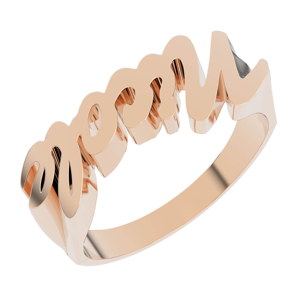 925 Sterling Silver Name Rings nicole