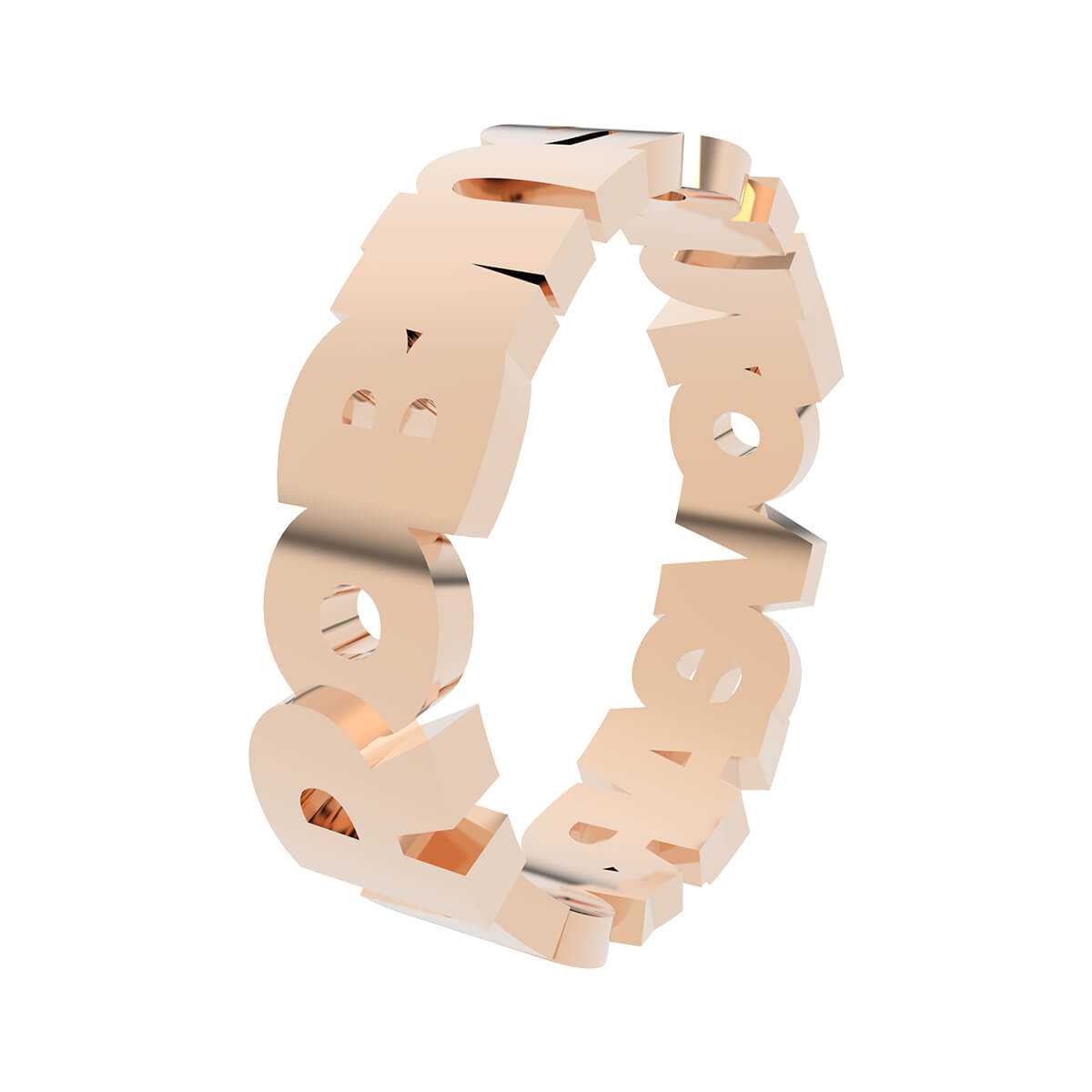 Robinsol Ariel Double Name Ring