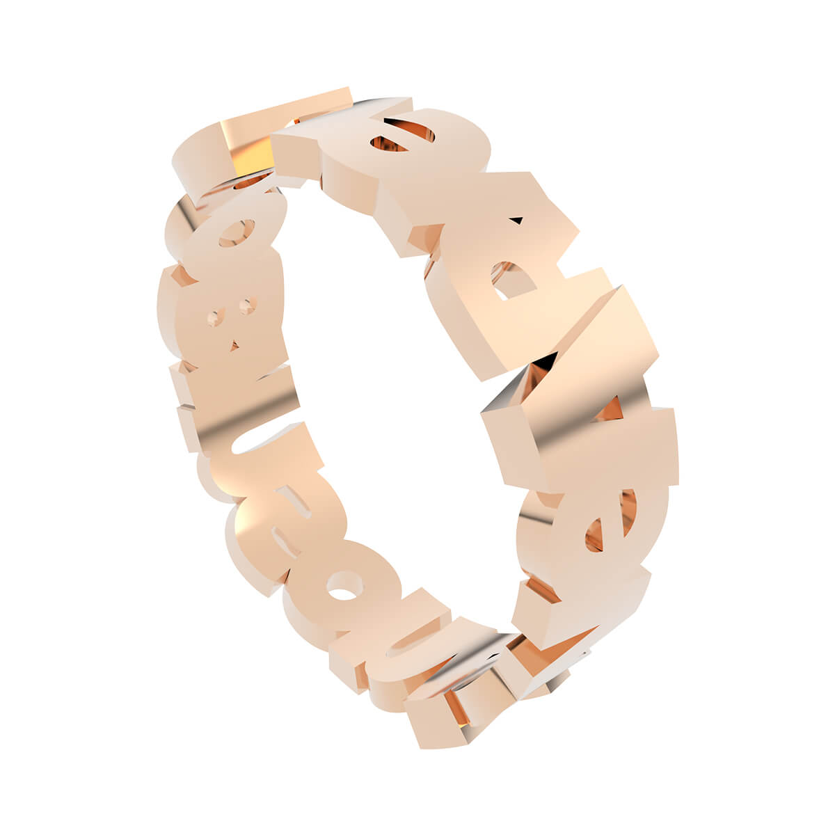 Robinsol Ariel Double Name Ring