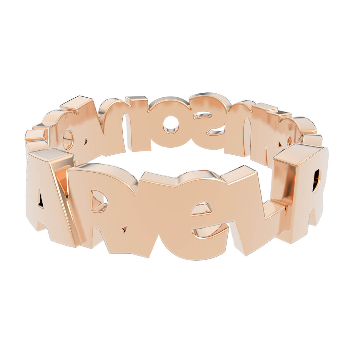 Robinsol Ariel Double Name Ring