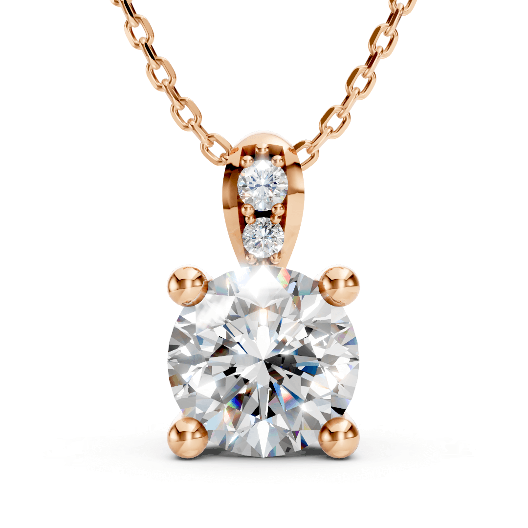 Lab Grown Diamond Solitaire Pendant