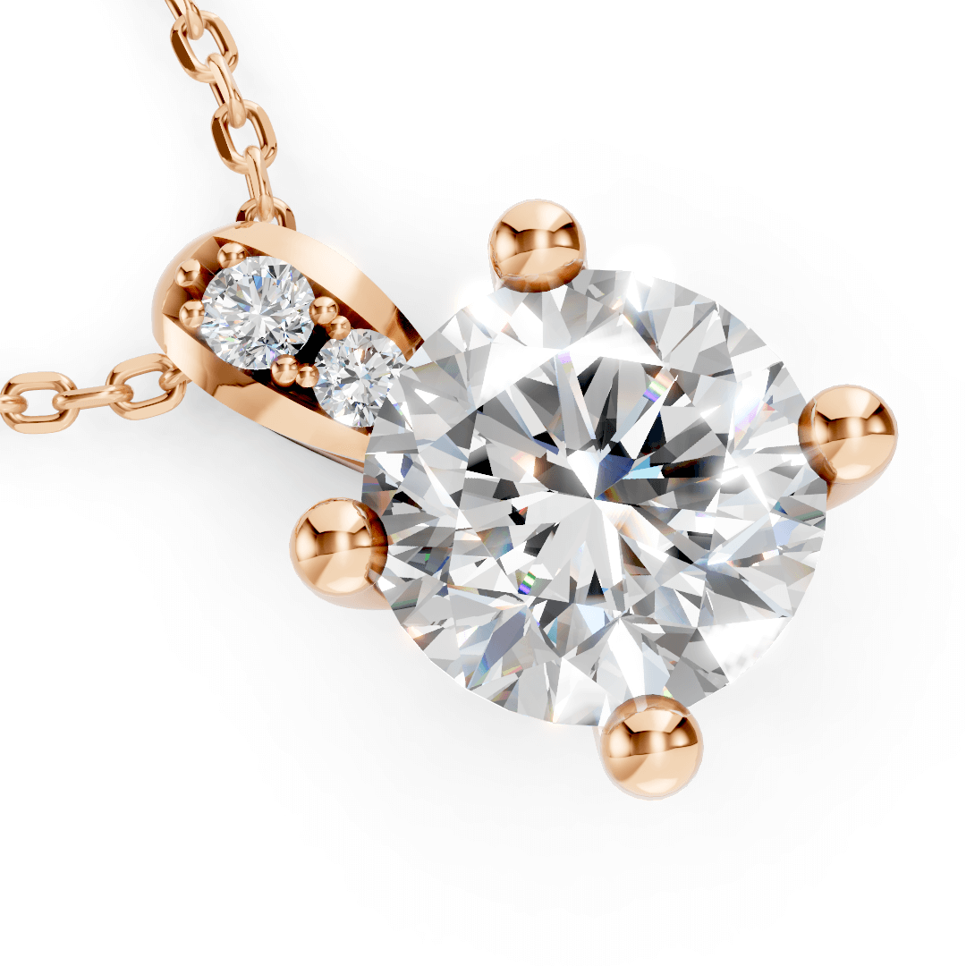 Lab Grown Diamond Solitaire Pendant