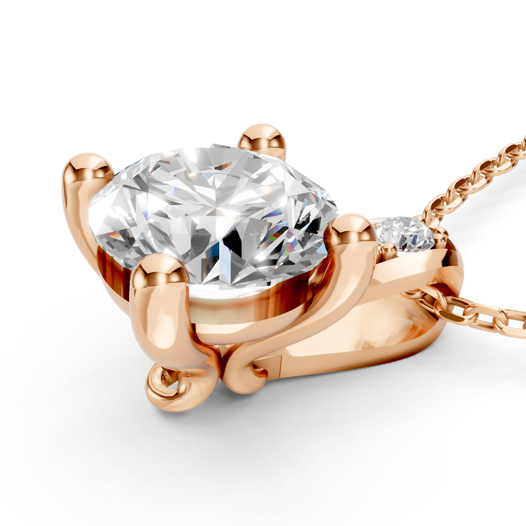 Lab Grown Diamond Solitaire Pendant