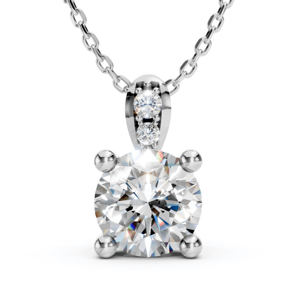 Lab Grown Diamond Solitaire Pendant
