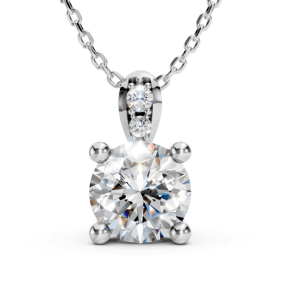 Lab Grown Diamond Solitaire Pendant