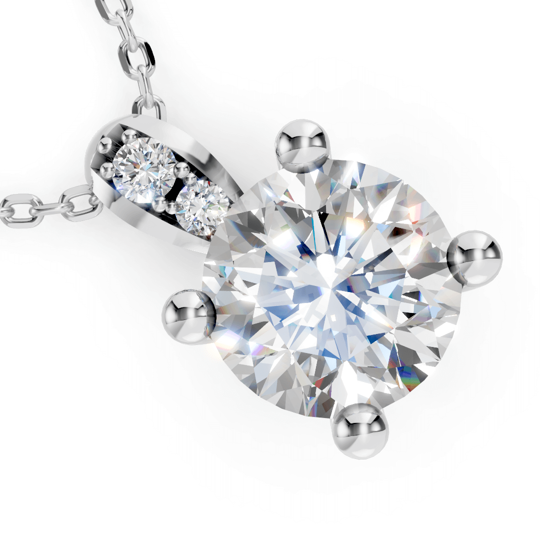 Lab Grown Diamond Solitaire Pendant