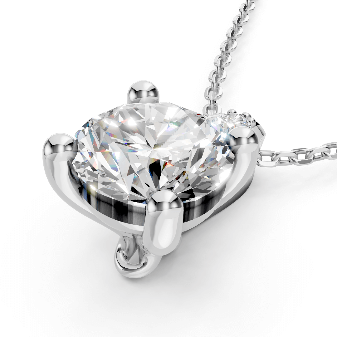 Lab Grown Diamond Solitaire Pendant