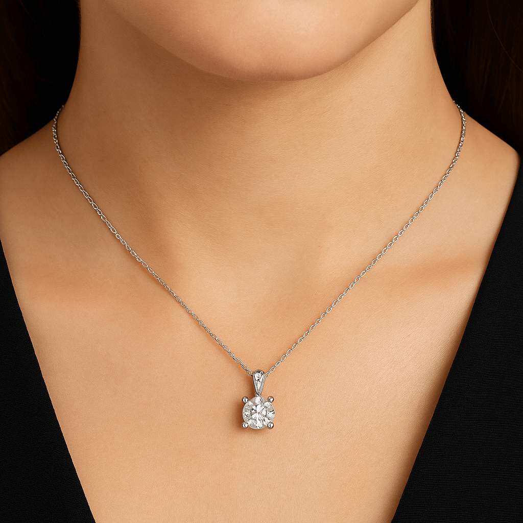 Lab Grown Diamond Solitaire Pendant