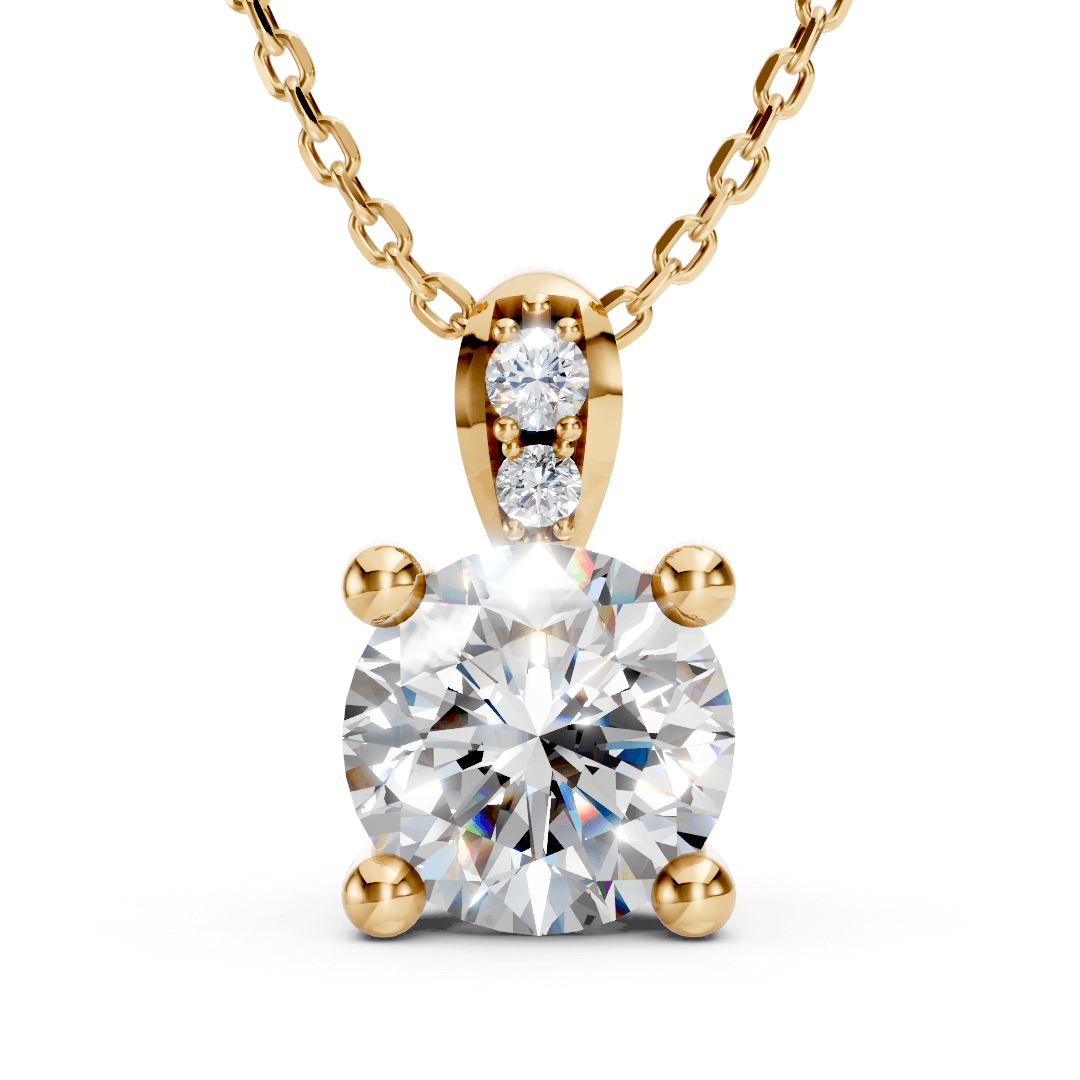 Lab Grown Diamond Solitaire Pendant