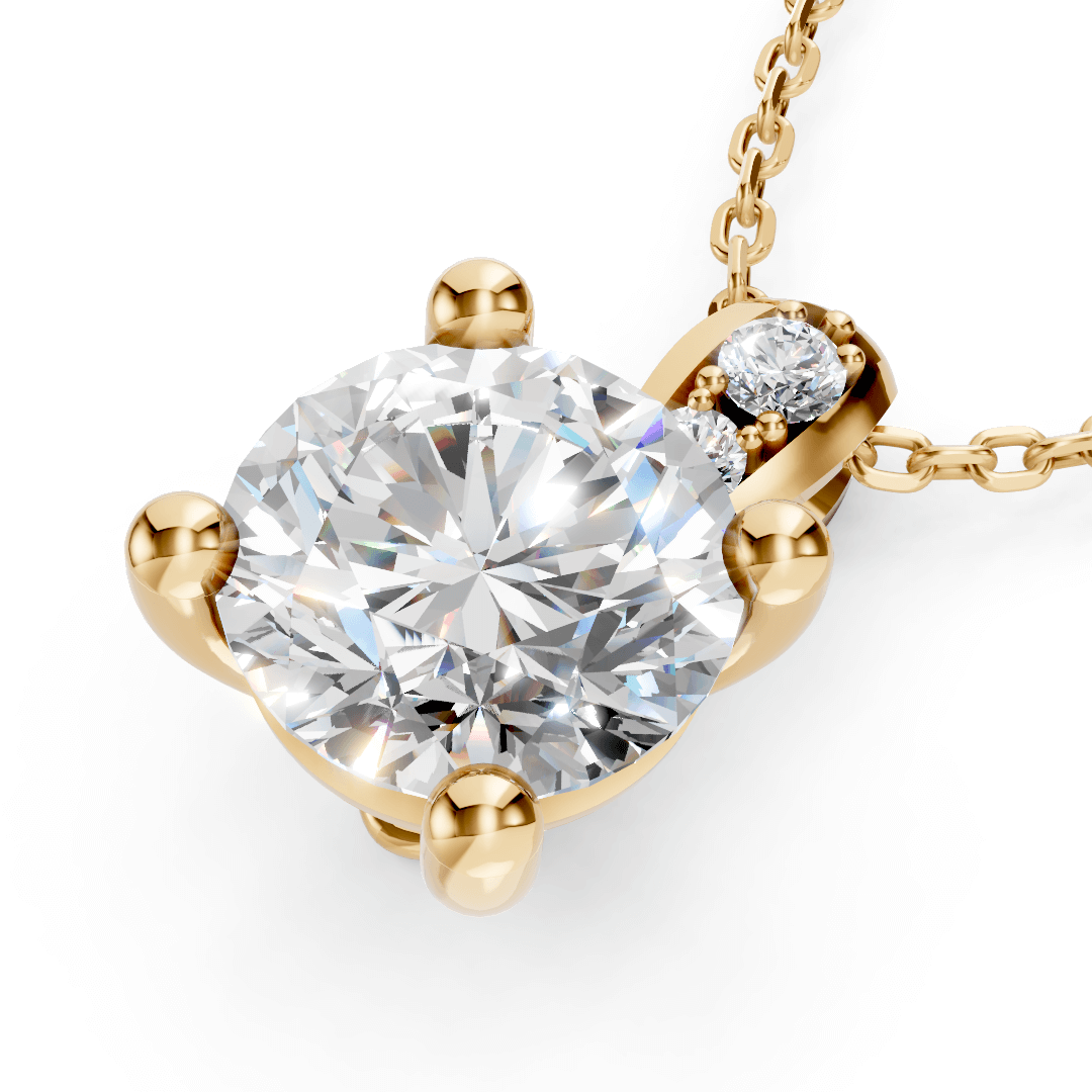 Lab Grown Diamond Solitaire Pendant