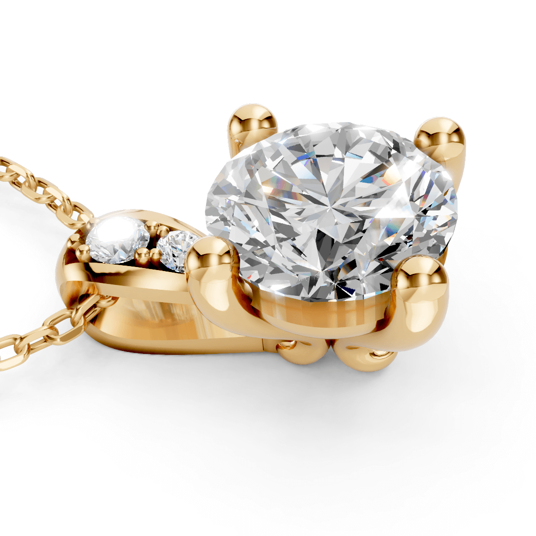 Lab Grown Diamond Solitaire Pendant